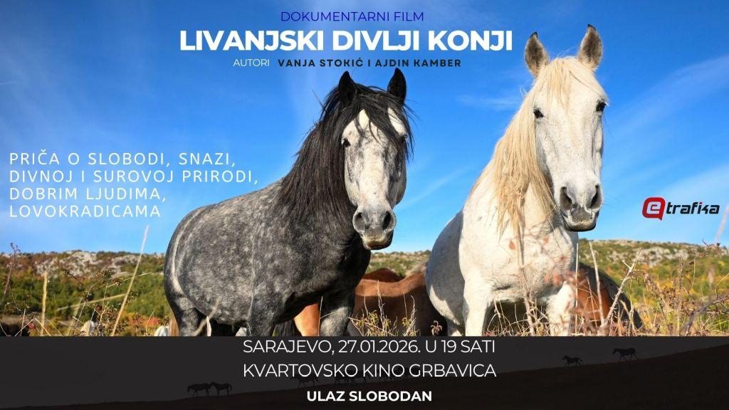 “Livanjski divlji konji“ u Kvartovskom kinu Grbavica