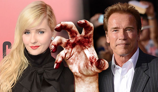 Schwarzenegger i Breslin u zombie filmu ''Maggie''