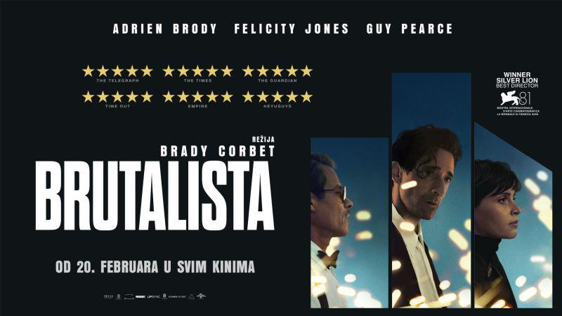 “The Brutalist“ u kinima od 20. februara