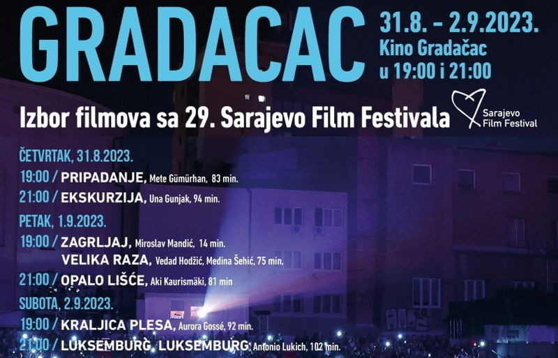 Izbor filmova iz programa 29. SFF-a u Gradačcu