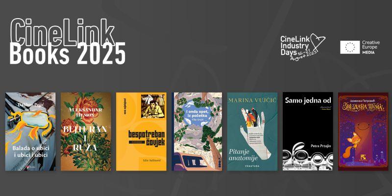 CineLink Books 2025: Sedam književnih djela u izboru