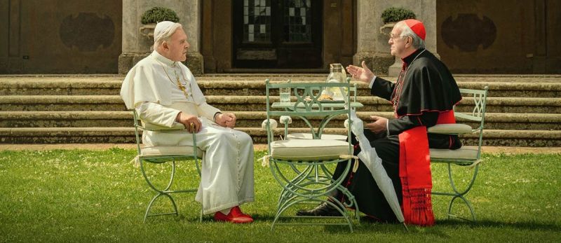 Hopkins i Pryce iza zidova Vatikana u "The Two Popes"